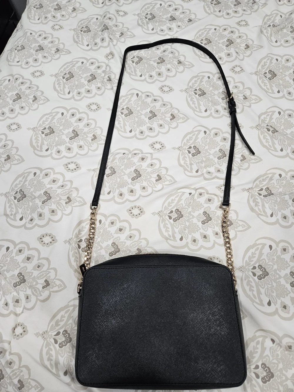 Michael Kors Black Saffiano Leather Crossbody Bag
